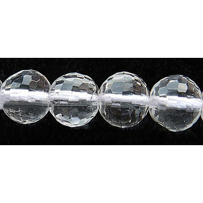 Synthetic Quartz Crystal Beads Strands GSFR6mm187-128-1