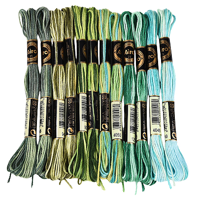 6-Ply Polyester Embroidery Floss OCOR-WH20074-15N-1
