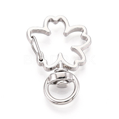 Alloy Swivel Snap Hook Clasps PALLOY-T090-79P-1