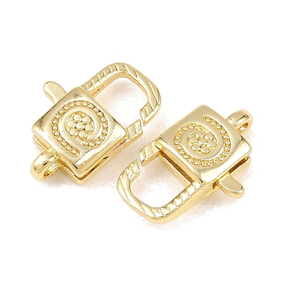 Brass Lobster Claw Clasps KK-B167-17G-1