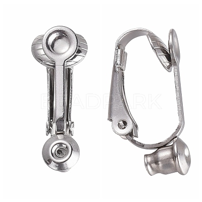 Brass Clip on Earring Converter X-KK-Q115-N-1