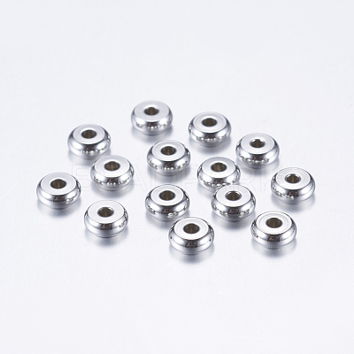 Tarnish Resistant 304 Stainless Steel Spacer Beads STAS-L198-33C-1