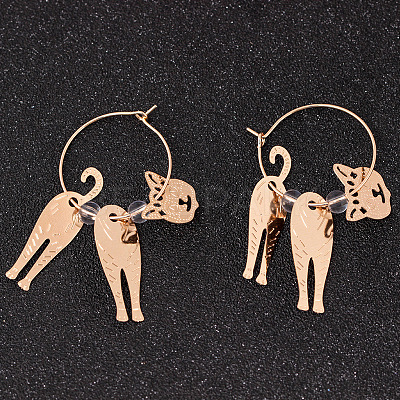 Alloy Hoop Earrings WG92327-01-1