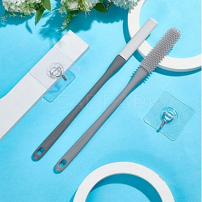 2Pcs PP Plastic Clean Brushes AJEW-CN0004-14B-1