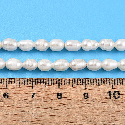 Natural Cultured Freshwater Pearl Beads Strands PEAR-N012-04U-01-1