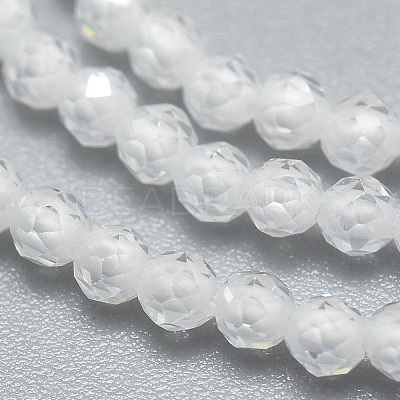 Cubic Zirconia Beads Strands X-G-G792-47-01A-1