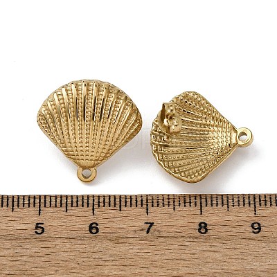 304 Stainless Steel Stud Earring Findings X-STAS-A121-01G-1