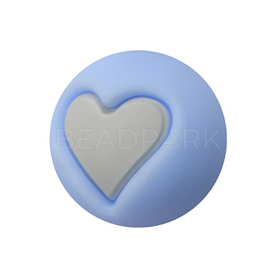 Round Food Grade Eco-Friendly Silicone Beads PW-WG8FE83-03-1