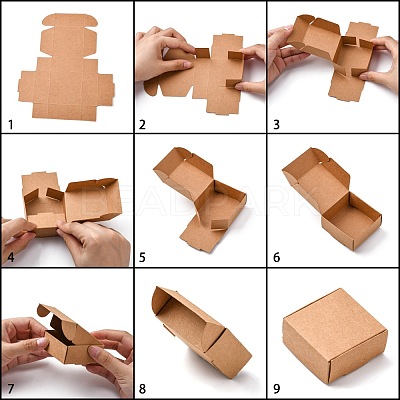 Kraft Paper Gift Box CON-K003-02C-01-1