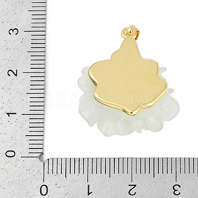 Rack Plating Brass Pendants KK-C082-15G-1