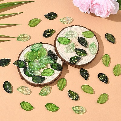 60Pcs 3 Styles Transparent Glass Pendants GLAA-YW0002-62-1