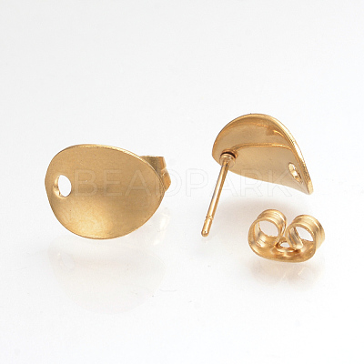 304 Stainless Steel Stud Earring Findings X-STAS-Q223-06-1
