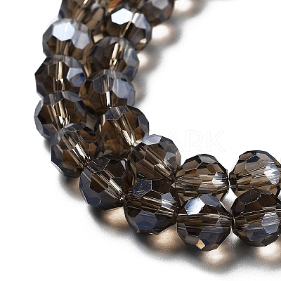 Electroplate Transparent Glass Beads Strands EGLA-A035-T8mm-A16-1