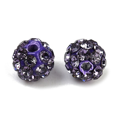 Polymer Clay Rhinestone Beads RB-A053-4mm-18-1