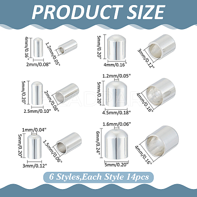 Brass Cord Ends KK-ME0001-88S-1