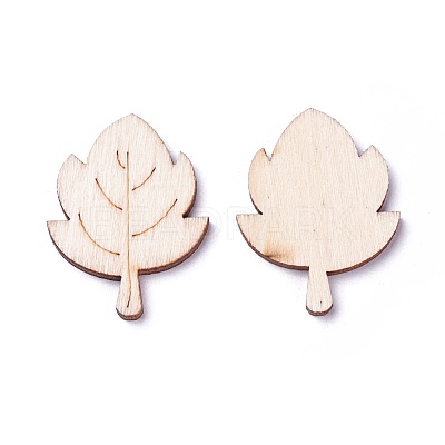 Wooden Cabochons WOOD-O004-02-1