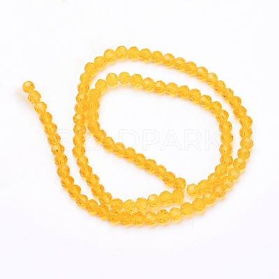 Glass Beads Strands X-EGLA-J042-4mm-22-1