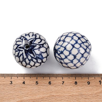 Handmade Porcelain Beads PORC-I027-19C-1