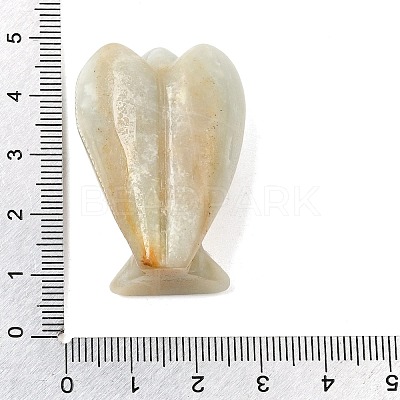 Natural Flower Amazonite Angel Figurine DJEW-N006-01A-40-1
