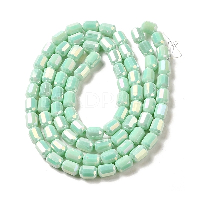 Electroplate Glass Beads Strands EGLA-D031-01F-1