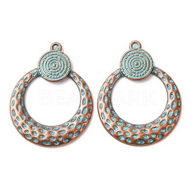 Tibetan Style Alloy Pendants FIND-B055-02E-1