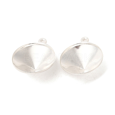 Ion Plating(IP) 304 Stainless Steel Pendant Pointed Back Rhinestone Settings STAS-U025-05E-S-1
