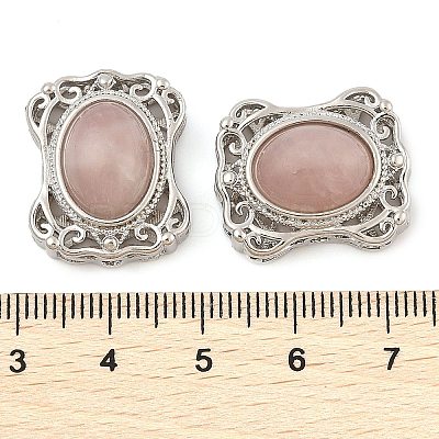 Natural Rose Quartz Multi-Strand Links KK-M304-05P-04-1