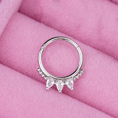 316L Stainless Steel Hoop Nose Rings WGEE114-13-1