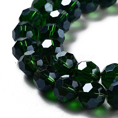 Electroplate Transparent Glass Beads Strands EGLA-A035-T10mm-A10-1