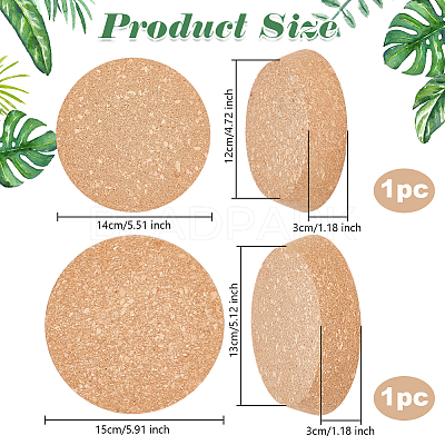2Pcs 2 Styles Cork Stopper AJEW-OC0013-84-1