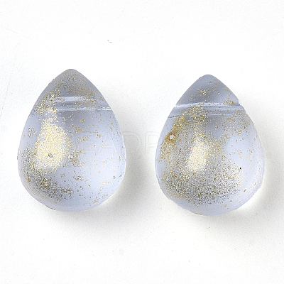 Transparent Spray Painted Glass Beads LS-GLAA-T017-01-A02-1