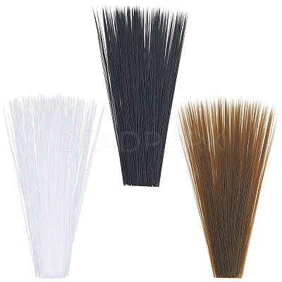 900Pcs 3 Colors Plastic Simulated Animal Whiskers for Crafts Needle Felting DIY-CY0002-73-1