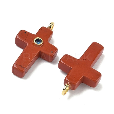 Natural Red Jasper Pendants G-B180-01G-04-1