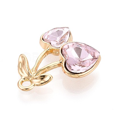 Alloy Rhinestone Pendants PALLOY-T092-24G-03-1