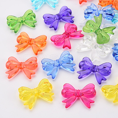 Transparent Acrylic Beads TACR-S154-56B-1