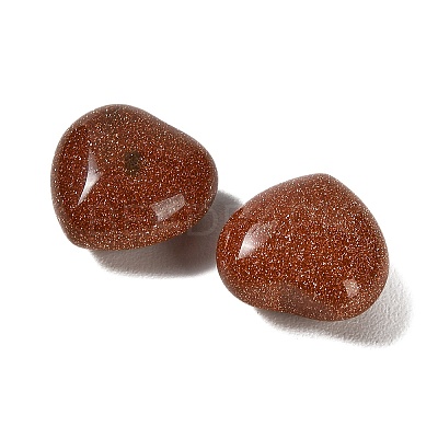 Synthetic Goldstone Heart Love Stone GG-CBAA0EE-03-20A-1