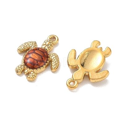 304 Stainless Steel Enamel Pendants STAS-L316-23G-07-1