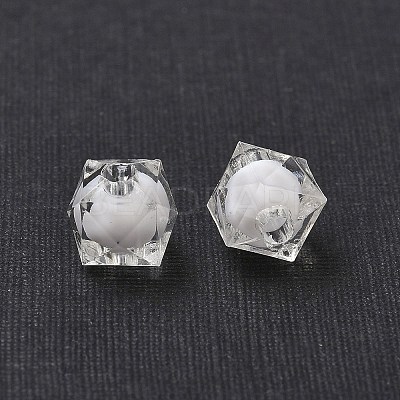Transparent Acrylic Beads TACR-S112-8mm-01-1