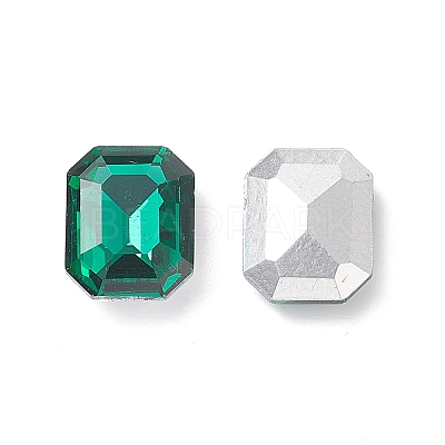 Pointed Back Glass Rhinestone Cabochons RGLA-T079-8x10mm-15-1