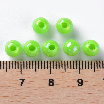 Opaque Acrylic Beads MACR-S370-D6mm-A06-1