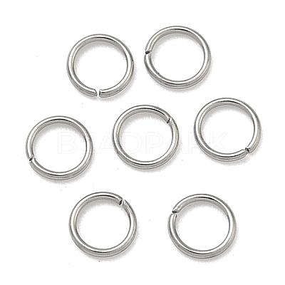 Tarnish Resistant 304 Stainless Steel Open Jump Rings STAS-M008-04A-1