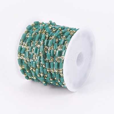 Handmade Glass Beaded Chains CHC-F008-B06-1