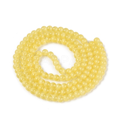 Acrylic Imitation Cat Eye Beads Strands OACR-Q197-01A-17-1