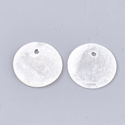 Capiz Shell Pendants SHEL-S274-71B-1