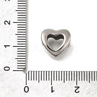 304 Stainless Steel European Beads STAS-M100-01AS-1