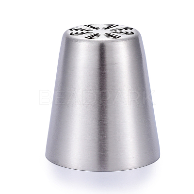 Non-Tarnish Leaf Stainless Steel Russian Piping Tips DIY-D036-27P-1