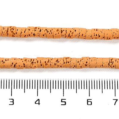 Synthetic Lava Rock Dyed Beads Strands G-H311-10-04-1