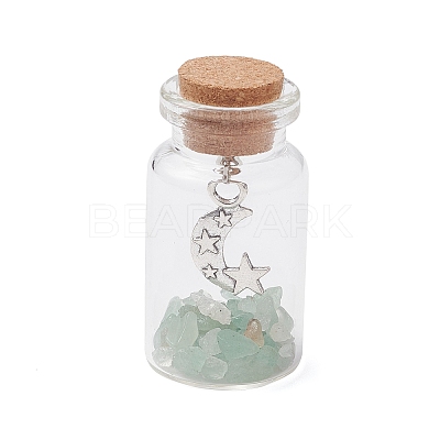 6Pcs Glass Wish Bottle Display Decoration PALLOY-JF03644-1
