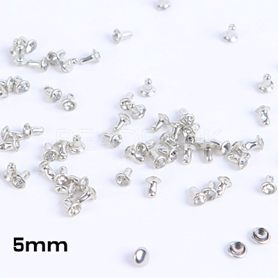 Brass Rhinestone Rivets KK-WH0035-13A-1