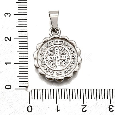 304 Stainless Steel Pendants STAS-B086-10A-P-1